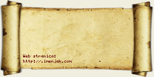 Hana Perunac vizit kartica